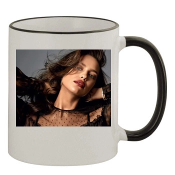 Irina Shayk 11oz Colored Rim & Handle Mug