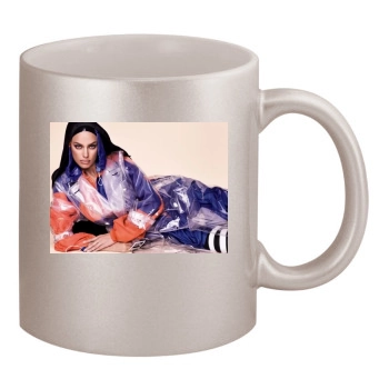 Irina Shayk 11oz Metallic Silver Mug