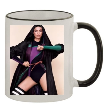 Irina Shayk 11oz Colored Rim & Handle Mug