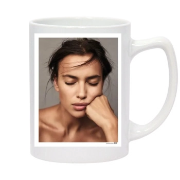 Irina Shayk 14oz White Statesman Mug