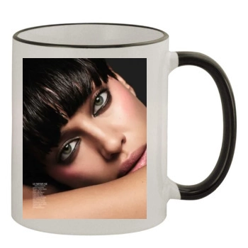 Irina Shayk 11oz Colored Rim & Handle Mug