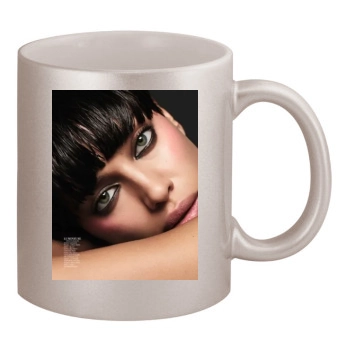 Irina Shayk 11oz Metallic Silver Mug