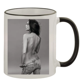 Irina Shayk 11oz Colored Rim & Handle Mug