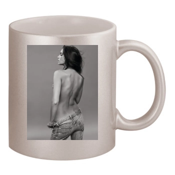 Irina Shayk 11oz Metallic Silver Mug