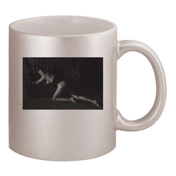 Irina Shayk 11oz Metallic Silver Mug