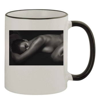 Irina Shayk 11oz Colored Rim & Handle Mug