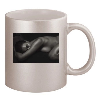 Irina Shayk 11oz Metallic Silver Mug