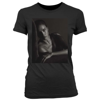 Irina Shayk Women's Junior Cut Crewneck T-Shirt