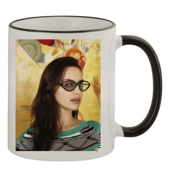 Irina Shayk 11oz Colored Rim & Handle Mug