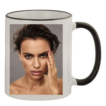 Irina Shayk 11oz Colored Rim & Handle Mug