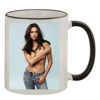 Irina Shayk 11oz Colored Rim & Handle Mug