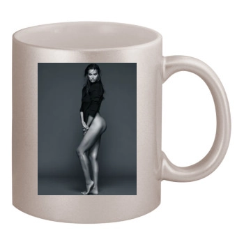 Irina Shayk 11oz Metallic Silver Mug