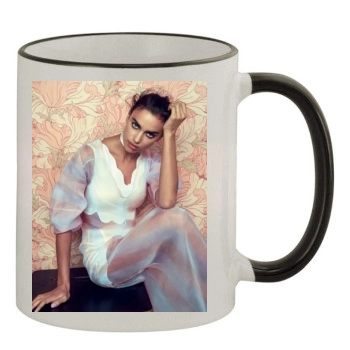 Irina Shayk 11oz Colored Rim & Handle Mug