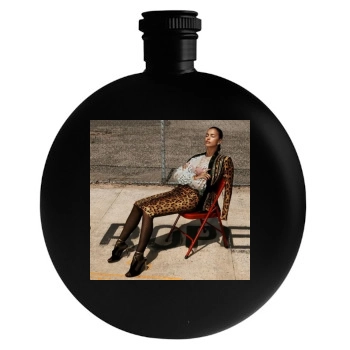 Irina Shayk Round Flask