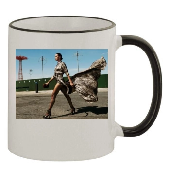 Irina Shayk 11oz Colored Rim & Handle Mug