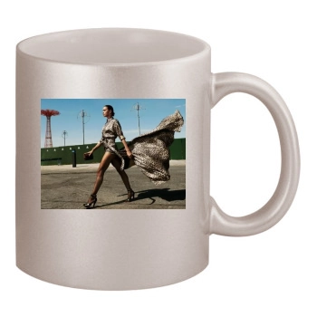 Irina Shayk 11oz Metallic Silver Mug