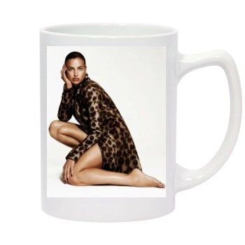 Irina Shayk 14oz White Statesman Mug