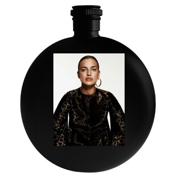 Irina Shayk Round Flask