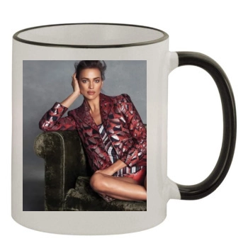 Irina Shayk 11oz Colored Rim & Handle Mug