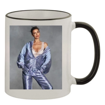 Irina Shayk 11oz Colored Rim & Handle Mug