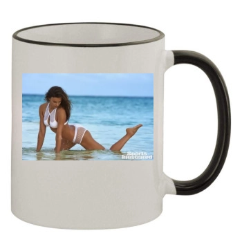 Irina Shayk 11oz Colored Rim & Handle Mug