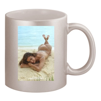 Irina Shayk 11oz Metallic Silver Mug