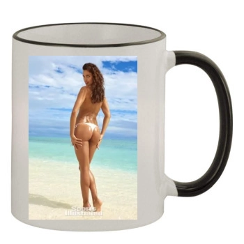 Irina Shayk 11oz Colored Rim & Handle Mug