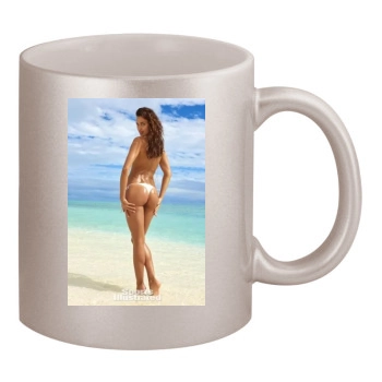 Irina Shayk 11oz Metallic Silver Mug