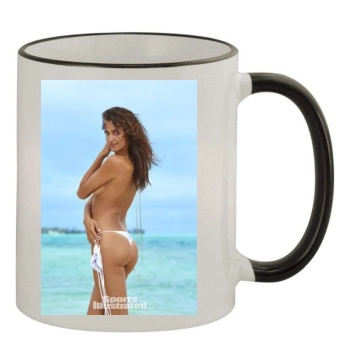 Irina Shayk 11oz Colored Rim & Handle Mug