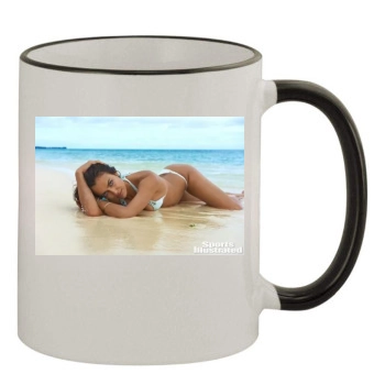 Irina Shayk 11oz Colored Rim & Handle Mug