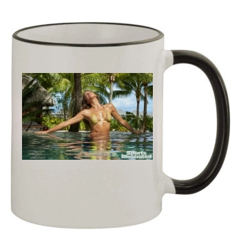 Irina Shayk 11oz Colored Rim & Handle Mug