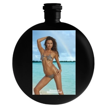 Irina Shayk Round Flask