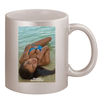 Irina Shayk 11oz Metallic Silver Mug