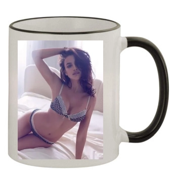 Irina Shayk 11oz Colored Rim & Handle Mug