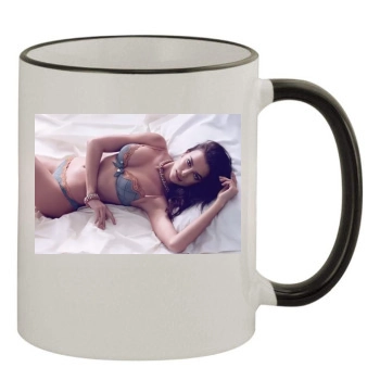 Irina Shayk 11oz Colored Rim & Handle Mug