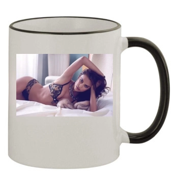 Irina Shayk 11oz Colored Rim & Handle Mug