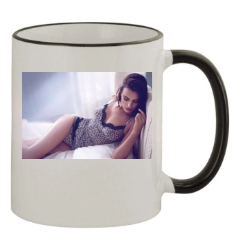 Irina Shayk 11oz Colored Rim & Handle Mug