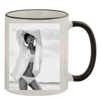 Irina Shayk 11oz Colored Rim & Handle Mug