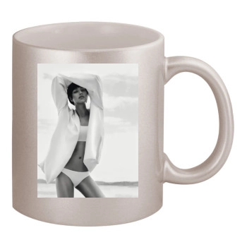 Irina Shayk 11oz Metallic Silver Mug