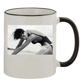 Irina Shayk 11oz Colored Rim & Handle Mug