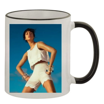 Irina Shayk 11oz Colored Rim & Handle Mug