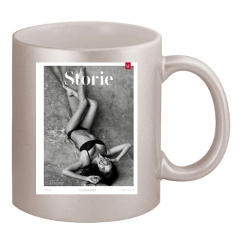 Irina Shayk 11oz Metallic Silver Mug