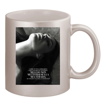 Irina Shayk 11oz Metallic Silver Mug