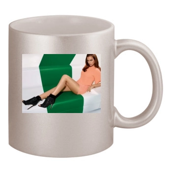 Irina Shayk 11oz Metallic Silver Mug