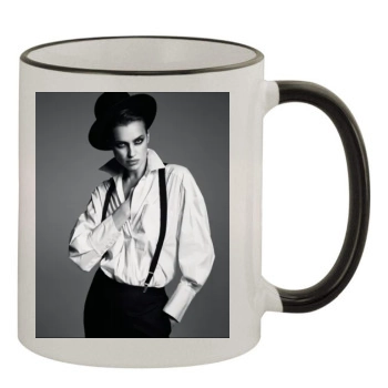 Irina Shayk 11oz Colored Rim & Handle Mug