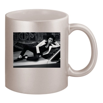 Irina Shayk 11oz Metallic Silver Mug