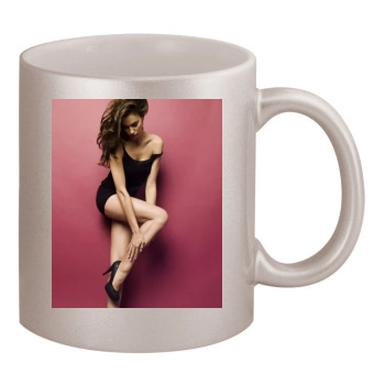 Irina Shayk 11oz Metallic Silver Mug