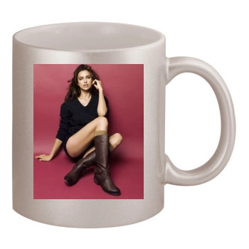 Irina Shayk 11oz Metallic Silver Mug