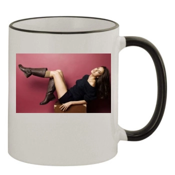 Irina Shayk 11oz Colored Rim & Handle Mug