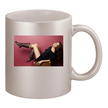 Irina Shayk 11oz Metallic Silver Mug